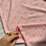 پاپیون راه راه صورتی