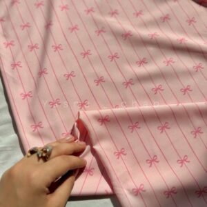 پاپیون راه راه صورتی