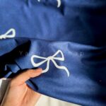 پاپیون گره ای سورمه ای | کد 6914