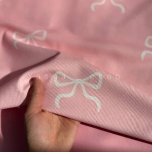 پاپیون گره ای صورتی | کد 6916