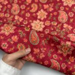 رومیزی قرمز یلدایی | کد 0002 - تصویر 2