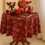 رومیزی قرمز یلدایی | کد 0002