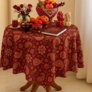 رومیزی قرمز یلدایی | کد 0002