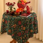 رومیزی سبز یلدایی | کد 0001