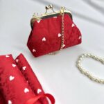کیف قلبی قرمز | کد 003