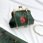 کیف پرنده سبز یلدایی | کد 002